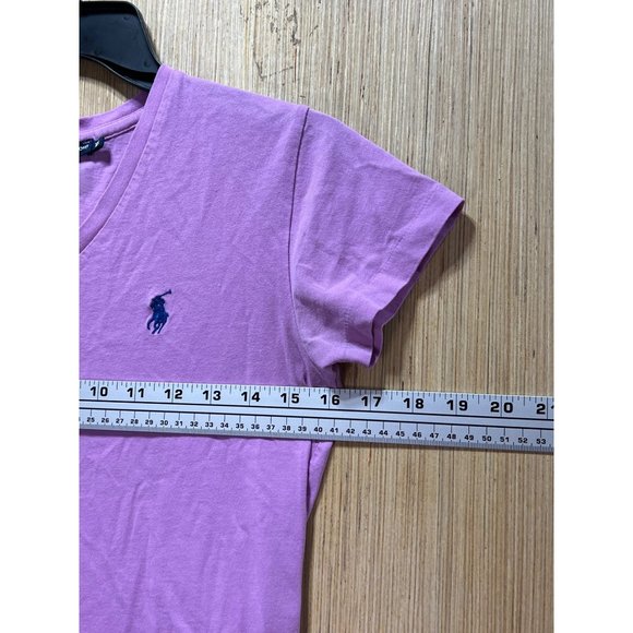 Ralph Lauren Sport - Women's Short Sleeve T-Shirt - Pink - Extra Small - Picture 4 of 12